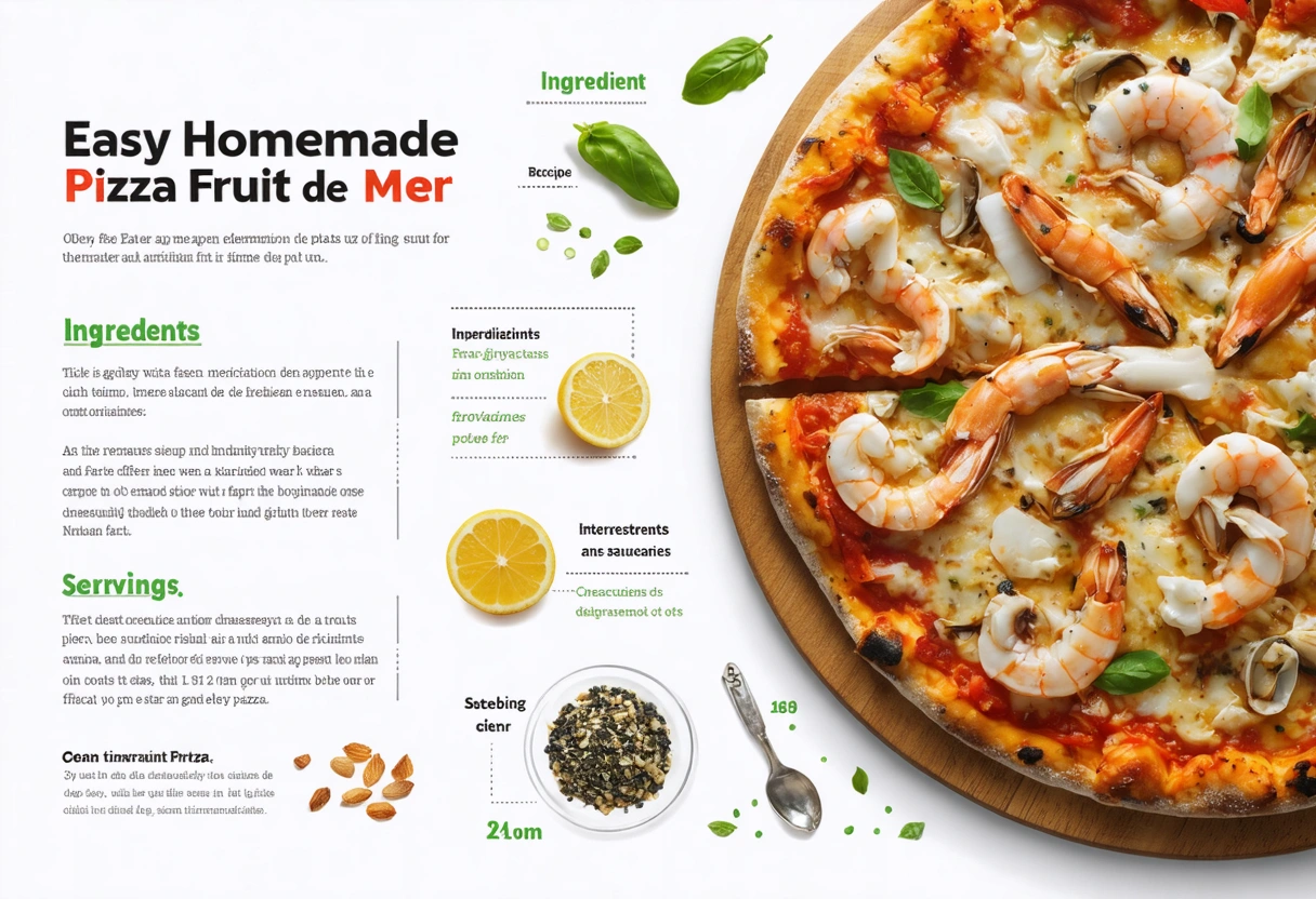Easy Homemade Pizza Fruit de Mer  - Featured Image