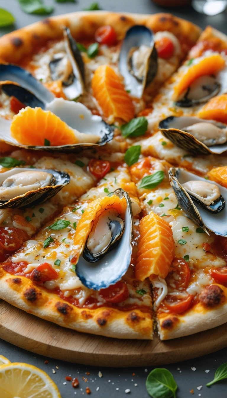 Easy Homemade Pizza Fruit de Mer  - Product in Use