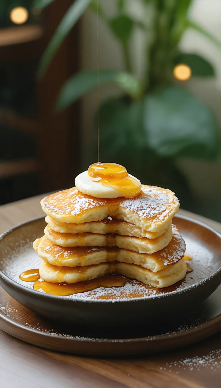 Fluffy Japanese Soufflé Pancakes
